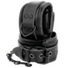 Manette e Collare in Pelle Nera