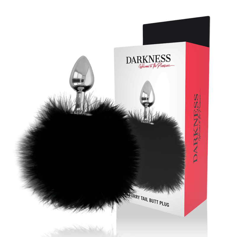 Extra Buttplug Anal Amb Cua Negre 7 Cm