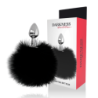 Extra Buttplug Anal Amb Cua Negre 7 Cm