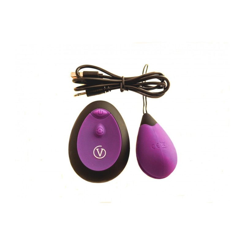 Oeuf C/ Télécommande G1 Rechargeable Violet