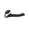 Harnais Pénis Artificiel Strap-On Flexible Silicone Douce Noir M