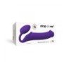 Harnas Dildo Strap-On Flexibel Zachte Siliconen Violet Xl