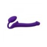 Harnais Pénis Artificiel Strap-On Flexible Silicone Douce Violet S