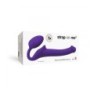 Harnașament Dildo Strap-On Flexibil Silicon Moale Violet S