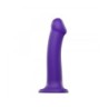 Dildo m/Sugekop Egnet til Sele Dual Density Fleksibel Violet L