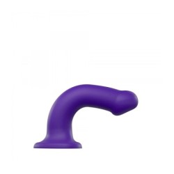 Dildo m/Sugekop Egnet til Sele Dual Density Fleksibel Violet L