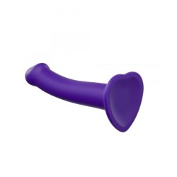 Dildo cu Ventuză Potrivit pentru Ham Dual Density Flexibil Violet Xl