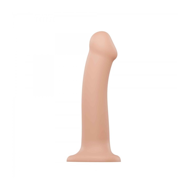 Dildo m/Sugekop Egnet til Sele Dual Density Fleksibel L