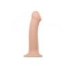 Dildo m/Sugekop Egnet til Sele Dual Density Fleksibel L