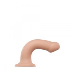 Dildo m/Sugekop Egnet til Sele Dual Density Fleksibel L