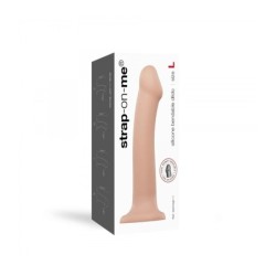 Dildo m/Sugekop Egnet til Sele Dual Density Fleksibel L