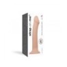 Dildo m/Sugekop Egnet til Sele Dual Density Fleksibel L