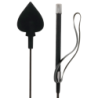 Juodas silikoninis botagas 60 cm