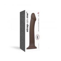 Dildo cu Ventuză Potrivit Ham Dual Density Flexibil Ciocolată L