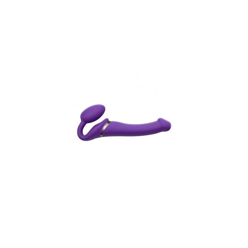 Arreio Duplo Vibr Usb Flexível Silicone C/ Controlo Violeta Xl