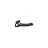 Arnés Doble Vibr Usb Flexible Silicona C/ Comandament Negre L