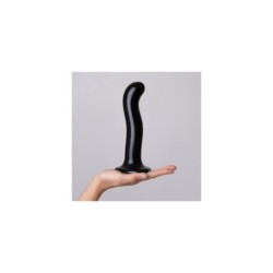 Dildo Silicona Estimulador Punto P/G Negro L