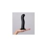 Gode en Silicone Stimulateur Point P/G Noir L