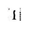 Gode en Silicone Stimulateur Point P/G Noir L