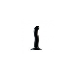Dildo Silicone Stimolatore Punto P/G Nero S