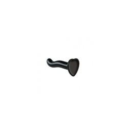 Dildo Silicona Estimulador Punto P/G Negro S
