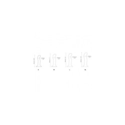 Gode en Silicone Stimulateur Point P/G Noir M