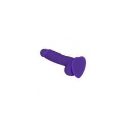 Pene Realístico Silicona Suave Morado L