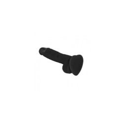 Pene Realistico Silicone Morbido Nero L