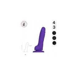 Reālistisks Mīksts Silikona Dildo Violeta S