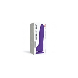 Realistični penis od mekanog silikona ljubičasti Xl