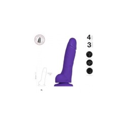 Pénis Réaliste Silicone Doux Violet Xl