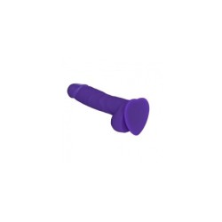 Realistischer Silikon Dildo Weich Lila XL