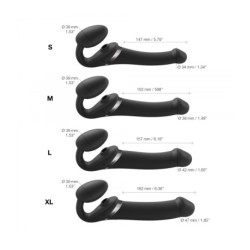 Imbracatura Regolabile Multi Orgasm L Nero