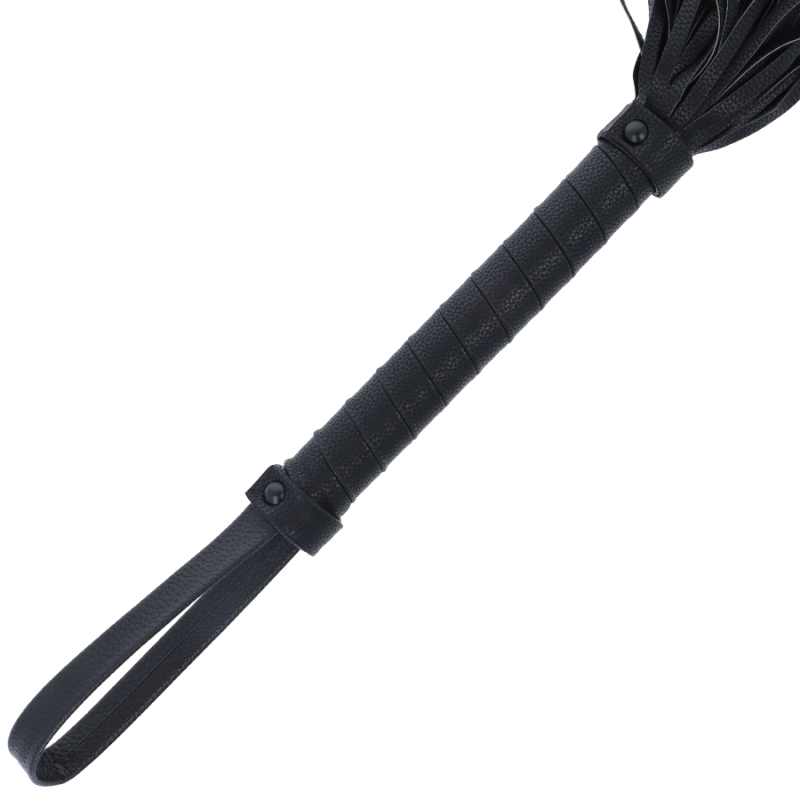 Černý bič Bondage 42 cm kůže Černý bič Bondage 42 cm kůže