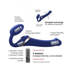 Imbracatura Regolabile Multi Orgasmo S Blu