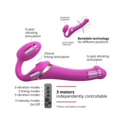Justerbar Sele Multi Orgasm L Fuchsia