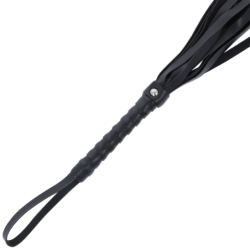 Bondage Peitsche Schwarz 45 Cm
