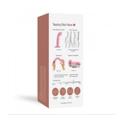 Tappande Dildo Våg Rosa