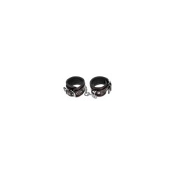 Premium Esposas Ajustables Negro /Rojo