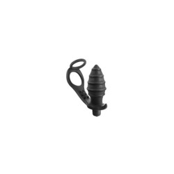 Anillo Pene Con Plug Vibrador Silicona Ap071