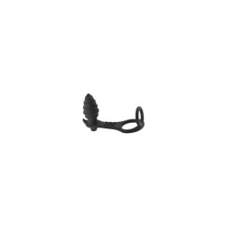 Anel Peniano Com Plug Vibrador Silicone Ap071