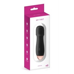 Mini Silikonový Dobíjecí Vibrátor Joystick Černý