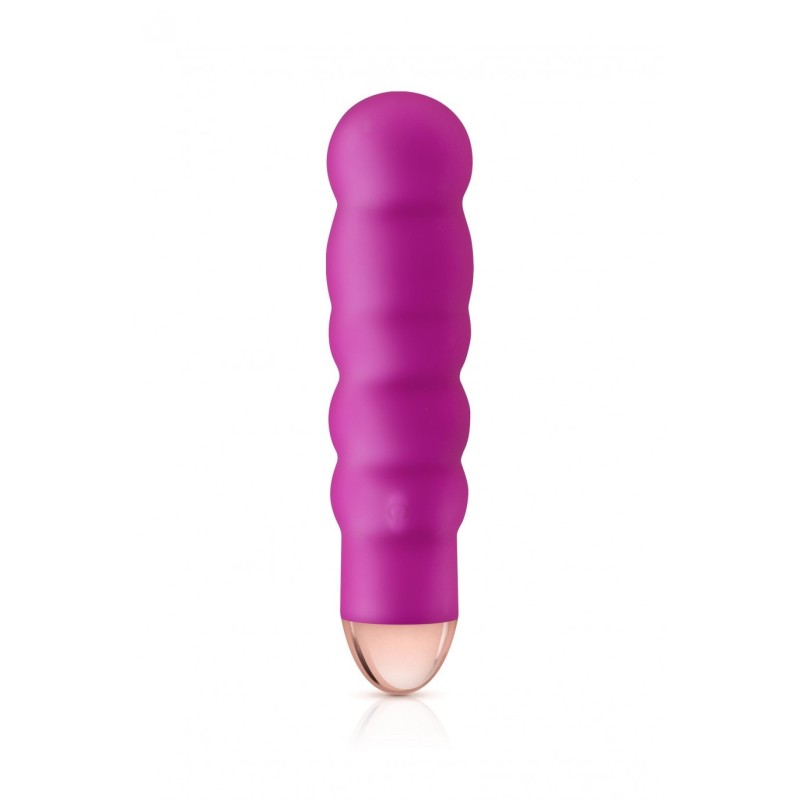 Mini Vibrator Silicon Reîncărcabil Giggle Roz
