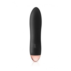 Mini Vibrador Silicona Recargable Pinga Negro