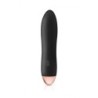 Mini Vibrador de Silicone Recarregável Pinga Preto