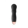 Mini Oplaadbare Siliconen Vibrator Twig Zwart