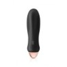Mini Vibrator Silicon Reîncărcabil Rocket Negru