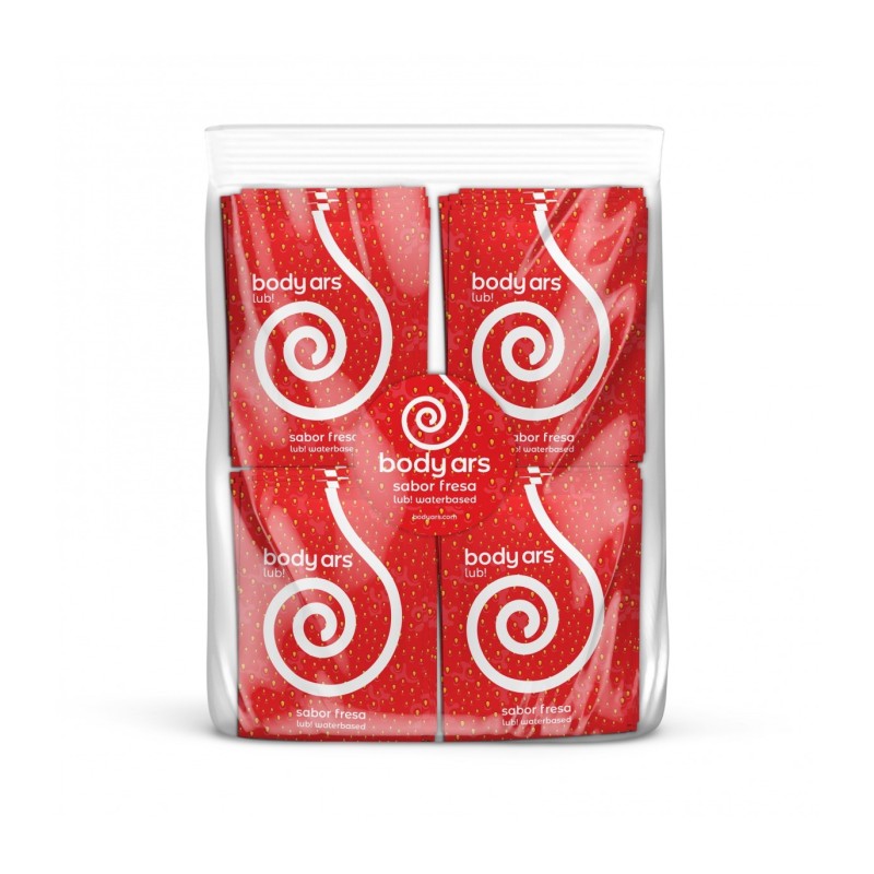 Maasika veepõhine libesti 100 Üksikannus 4 ml