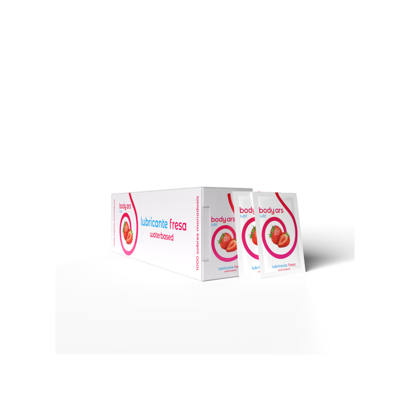 Wasser Gleitmittel Erdbeere 1000 Einzeldosis 4 ml