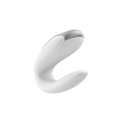 Satisfyer Double Fun m/ Fjernbetjening og App Hvid
